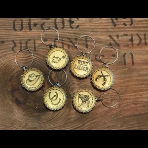 Western wine charms